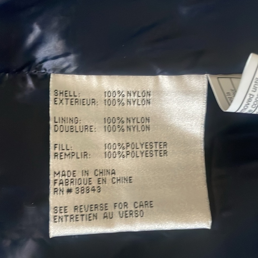 Navy Puffer jacket - Picture 8 of 9